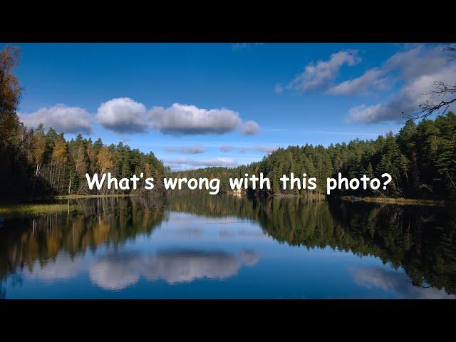 Let me show you problems with my own photos - learning from mistakes