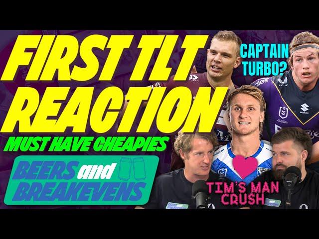 NRL SuperCoach 2023 | Team Lists Tuesday reactions, Must have Cheapies and Turbo As Captain?