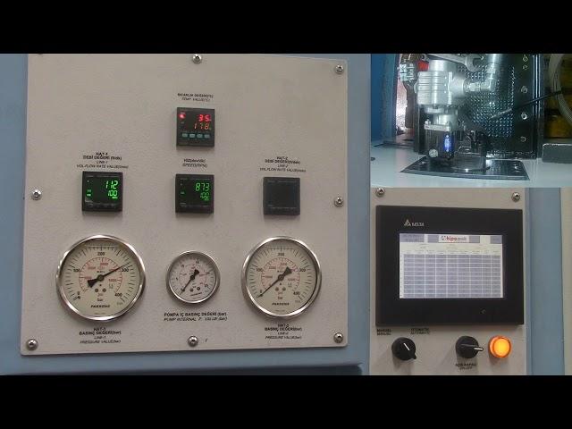 Hipomak Hydraulic - 100 cc Diamond Gear Pump Test Video (Shocking pressure)