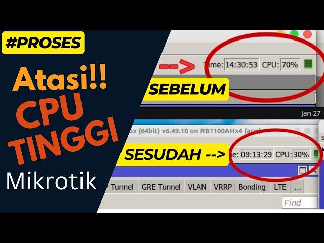 Solusi Atasi CPU Mikrotik Tinggi Dengan Tambah Mikrotik (Pakai Mikrotik lebih dari satu)