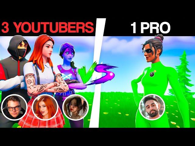 () 3 YouTubers vs 1 Pro  Zemie vs Maxsialtele, Karinul & Reddysh