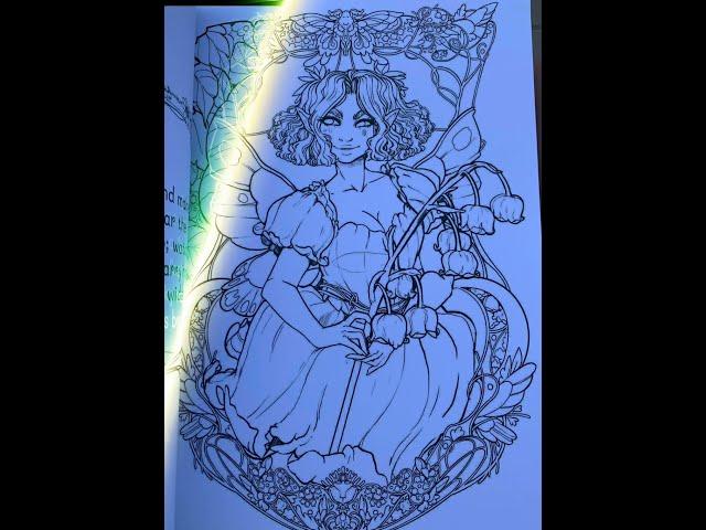 Coloring book Fairy fantasy by Sophiralou