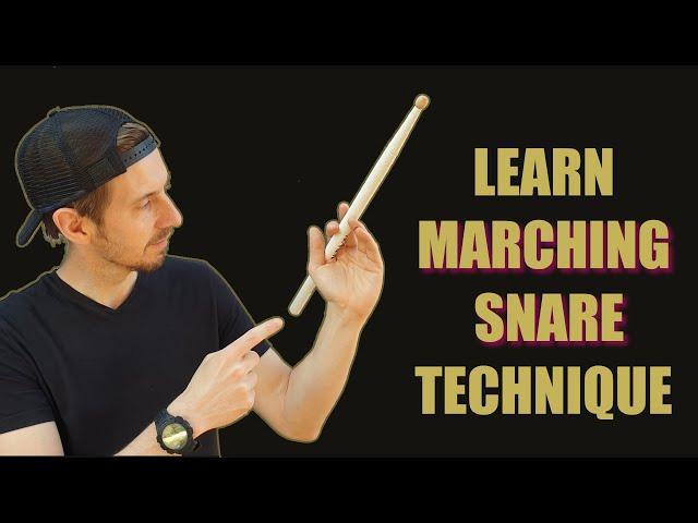 How to Play Marching Snare Drum, Learn how to hold your sticks