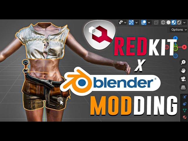 TheWitcher3: REDkit Edit mesh files in Blender and make mods!