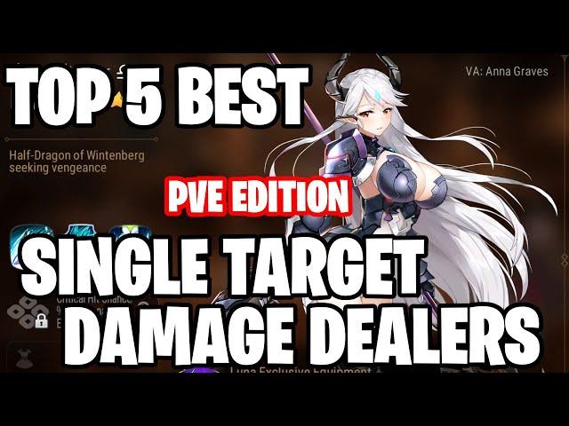 BEST DPS UNITS? (Single Target PvE) - Epic Seven