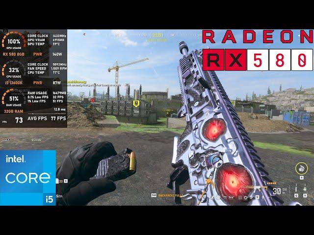 RX 580 8GB : Call of Duty Warzone 3 Season 4 Reloaded