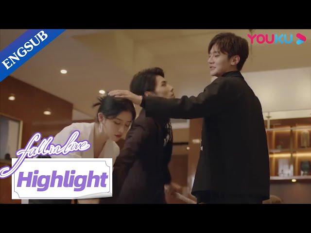 CEO is jealous when idol touched girl boss' hair | Fall In Love | YOUKU