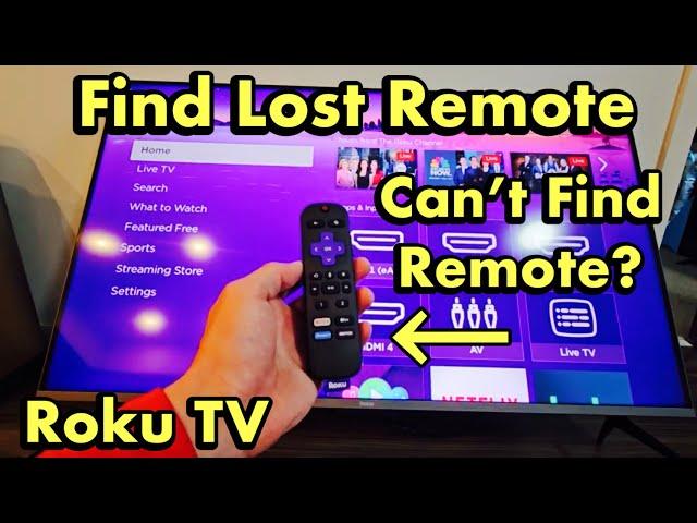 Roku TV: How to Find Remote if Lost