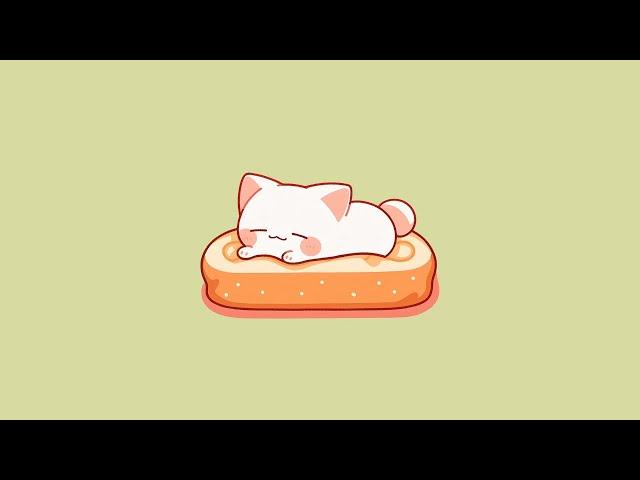 Sleepy cat  lofi chill【Cute lofi music mix】  deep sleeping music, relaxing music