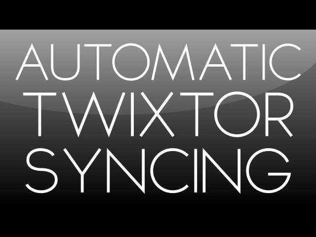 After Effects Tutorial: Automatic Twixtor Syncing