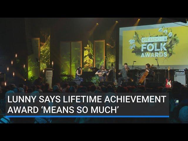 Lunny says lifetime achievement award ‘means so much’