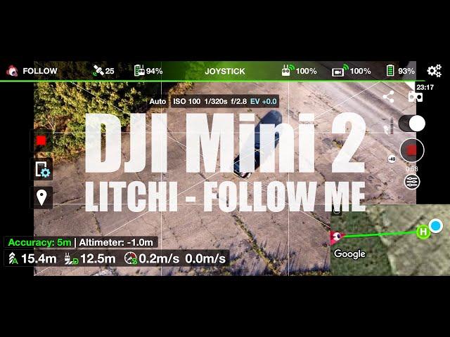 DJI Mini 2 - Litchi App & Follow Me mode