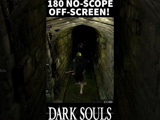 180 NO-SCOPE OFF-SCREEN! #darksouls #noscope #180 #gaming #sick #darksouls #trickshots #eldenring