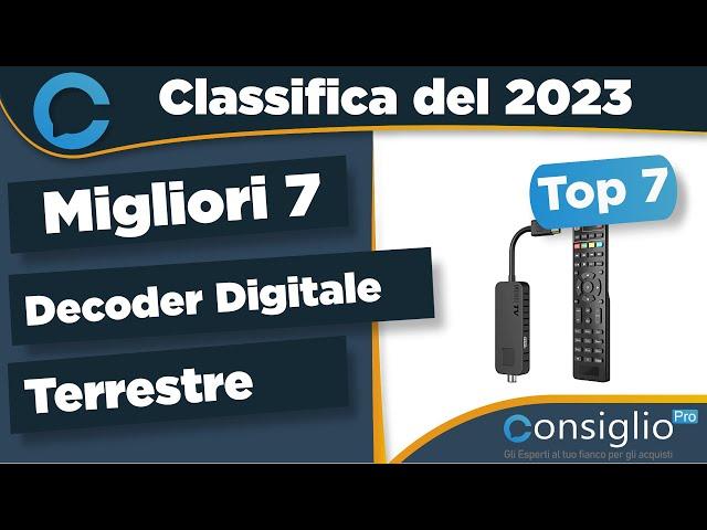 Migliori decoder digitale terrestre Top 7 del 2023