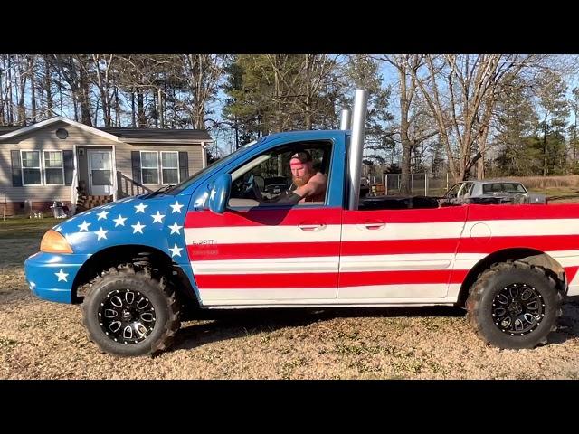 Let freedom roll! The BADDEST truck in Merica!   (Truck gang)