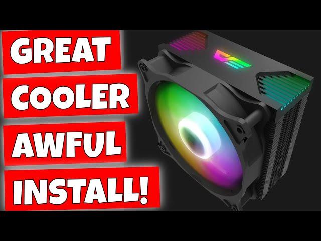 BEST Cheap 120mm ARGB Tower CPU Cooler DarkFlash Dark AIR