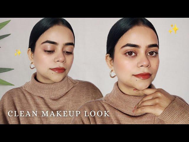 *TRENDY*  Clean Girl Makeup Tutorial | Beautikaaholic #cleanmakeup