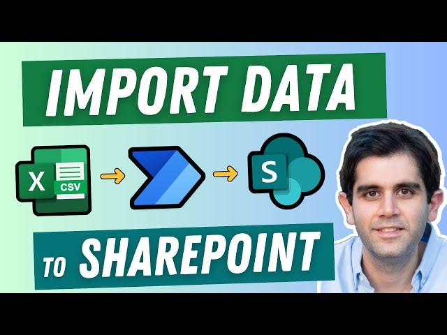 How to Import CSV Data to SharePoint List with Power Automate | Tutorial