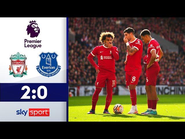 Spannendes Merseyside-Derby trotz langer Unterzahl! | Liverpool - Everton | Highlights - EPL 23/24