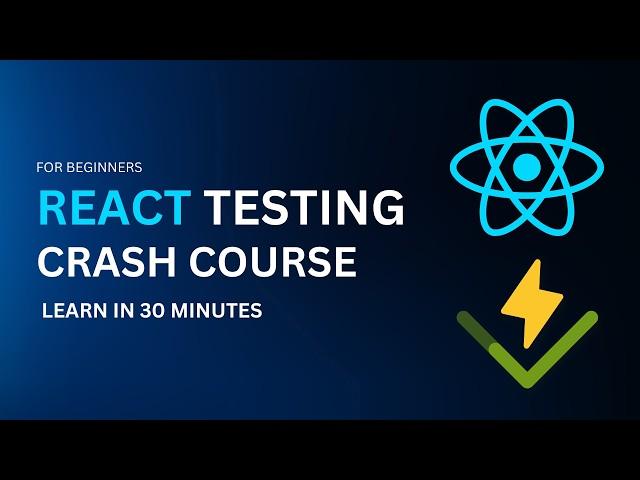 React Vite Testing Tutorial For Beginners - Vitest Testing Crash Course