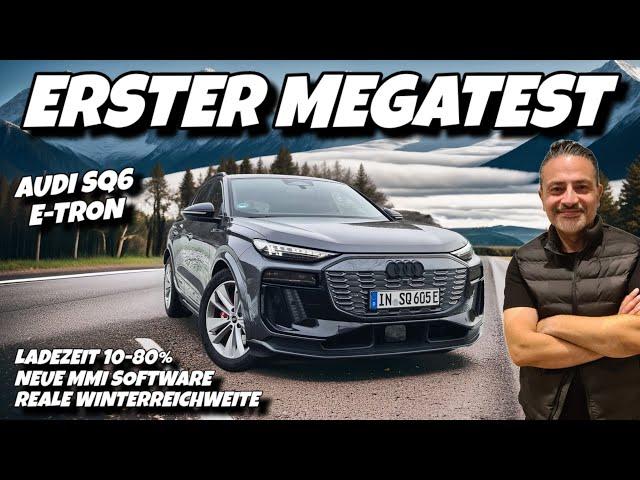 Der Porsche von Audi! Neuer Audi SQ6 e-tron erster Winter Megatest. Ladezeit Software uvm.