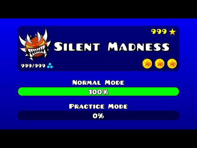 Усложнил Stereo Madness до сложности Extreme Demon | Geometry Dash Stereo madness До Silent madness