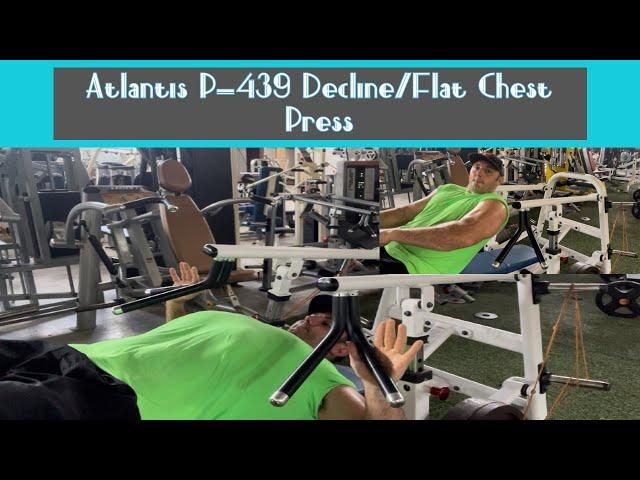 Atlantis P-439 Decline/Flat Converging Chest Press