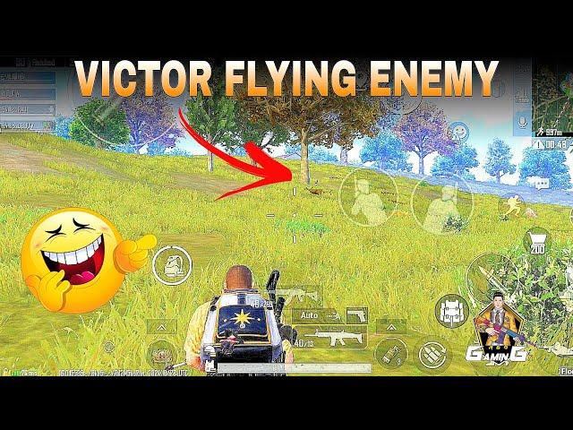 VICTOR FLYING ENEMY  IQ BGMI FUNNY VIDEO | WAIT FOR VICTOR | #rgdgaming2m #shorts #viralshorts