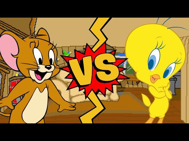 M.U.G.E.N Battles | Jerry vs Tweety Bird | Tom & Jerry vs Looney Tunes