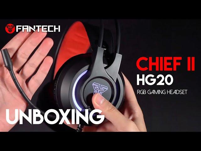 FANTECH UNBOXING | CHIEF II HG20 RGB GAMING HEADSET