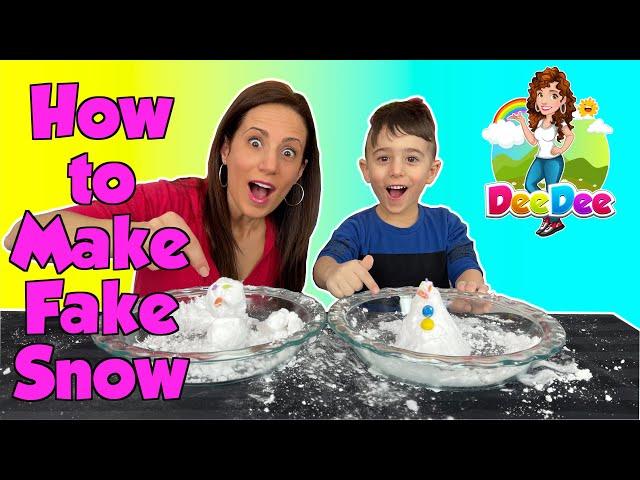 How to Make Fake Snow | Science Experiment