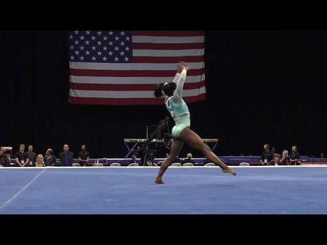 Simone Biles – Floor Exercise – 2018 U.S. Gymnastics Championships – Senior Women Day 2