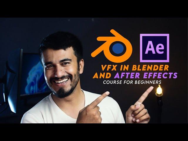 Blender and After Effects VFX Course for Absolute Beginners 2024 | Blender Course in Hindi Urdu