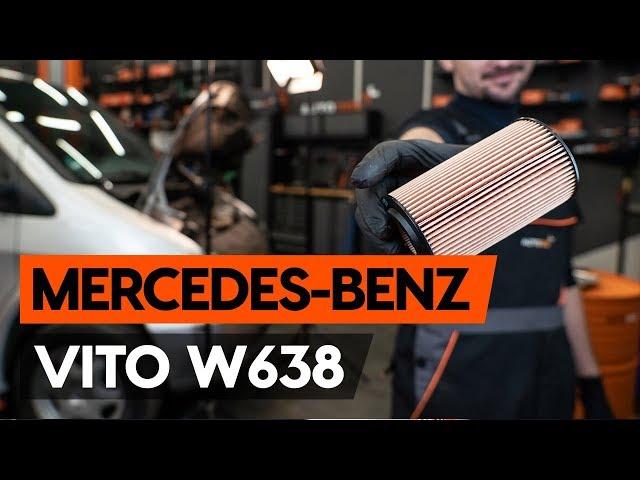 Ölwechsel MERCEDES-BENZ VITO 1 (W638) (wie Öl und Ölfilter wechseln) [AUTODOC TUTORIAL]