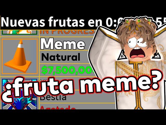 PROBE la FRUTA MEME de BLOX FRUITS! (Meme sea)