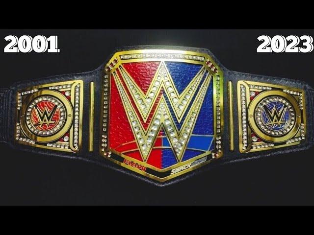 WWE Championship Unification Match Card Compilation (2001 - 2023)