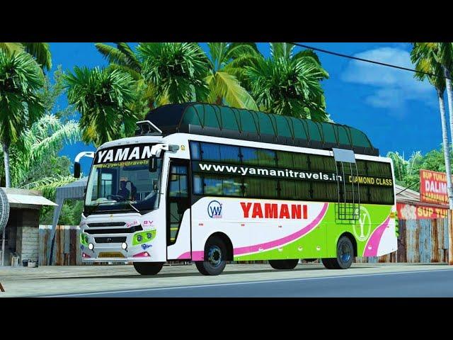 Yamani Sleeper bus Driving in morning at pku village | ETS2 Gameplay