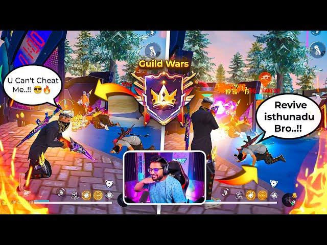 India's All Top Guilds In My Lobby  Guild War Highlights  - Free Fire Telugu - MBG ARMY