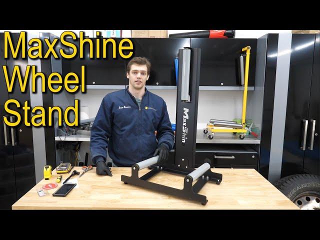 MaxShine Wheel Detailing Stand Review & Comparison to CycloShine