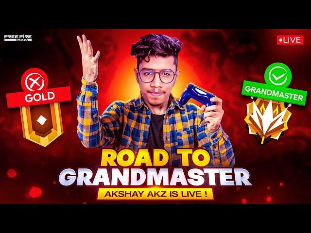 Free Fire Live - GrandMaster Rank Pushing To Top 1