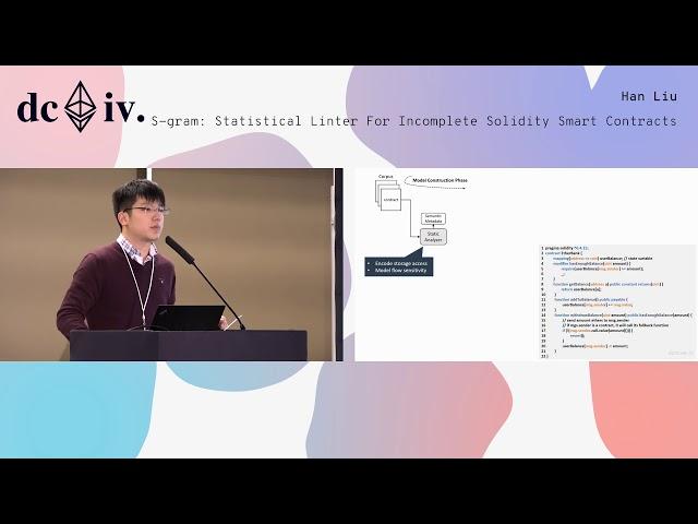 S-gram: Statistical Linter For Incomplete Solidity Smart Contracts by Han Liu (Devcon4)