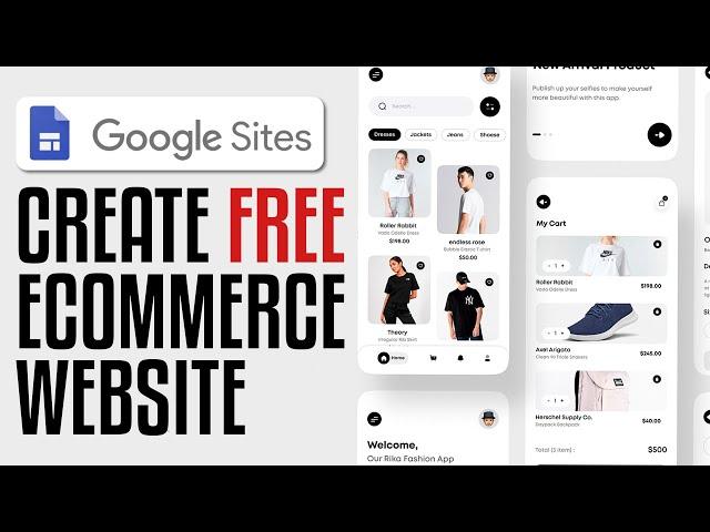 How To Create A FREE ECommerce Website (2024) Tutorial for Beginners