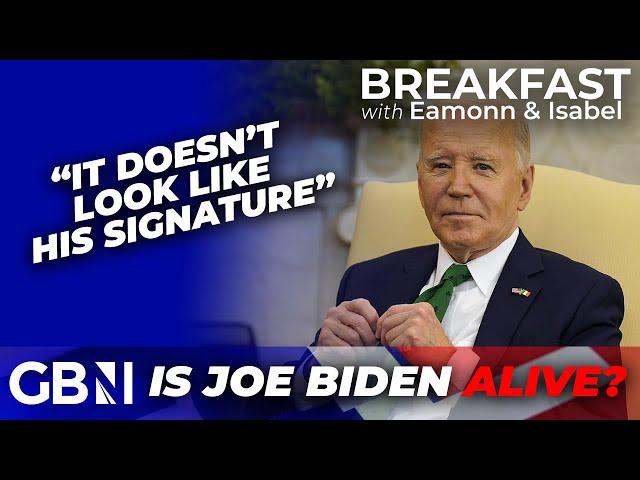 'There are serious rumors of whether Joe Biden is alive' - 'his own staff' weren't aware he'd quit