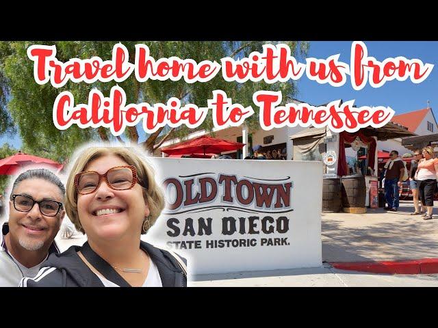 Travel home with us from California to Tennessee Vlog We are Going Home!