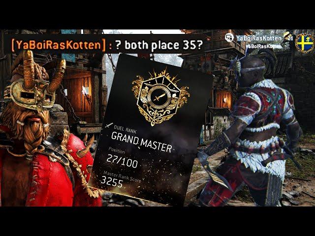 [FOR HONOR] Grandmaster Shaman had a hard time bearing defeat - GM 27. Berserker [Ranked Duels]