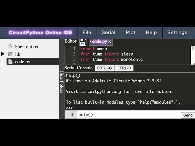 【CircuitPython IDE】Intro to the brand new CircuitPython Online IDE v1.0.0