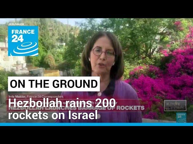 Lebanon's Hezbollah rains 200 rockets on Israel as Gaza war rages • FRANCE 24 English