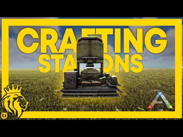 TOP 5 CRAFTING STATIONS ON ARK! | ARK: Survival Evolved