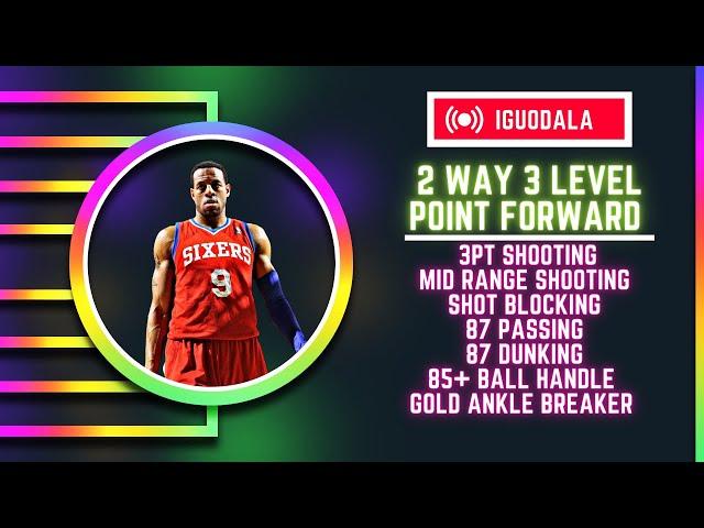 BEST 2 WAY 3 LEVEL POINT FORWARD BUILD FOR NBA 2K24 NEXT GEN