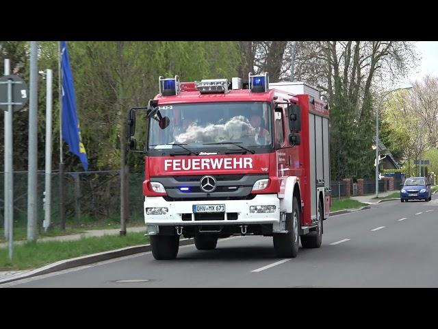 [Gebäudebrand in Kremmen] Einsatzfahrt der Feuerwehr Stadt Kremmen